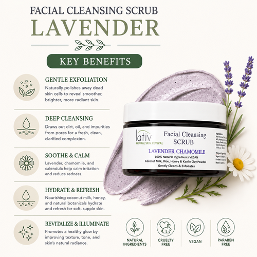 Benefits Lavender Facial Scrub