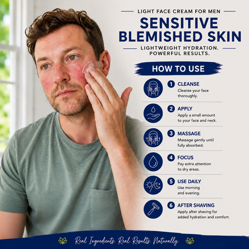 How to Use Men Sensitive Skin