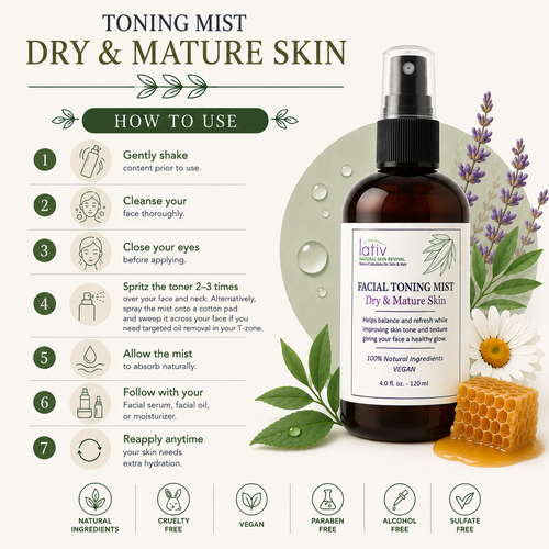 How to Use Toning Mist Dry Mature Skin