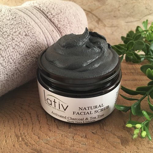Activated Charcoal & Tea Tree Cleansing Scrub
