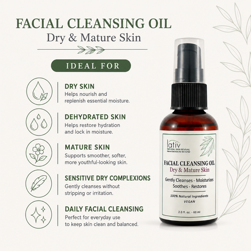 Ideal For Dry Mature Cleansing Oil