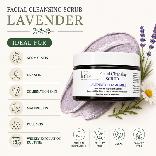Ideal For Lavender Facial Scrub