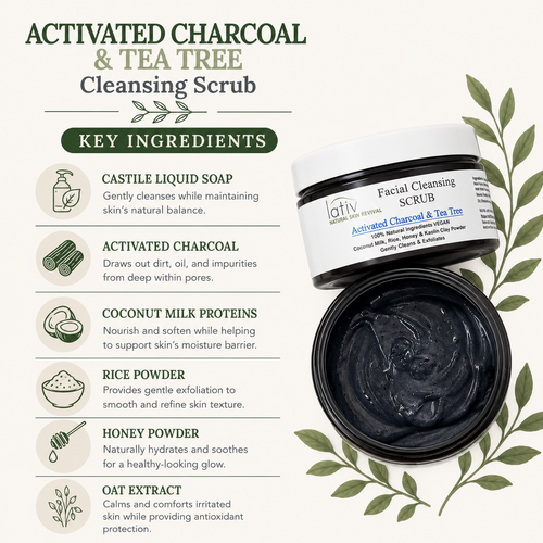 Ingredients Activated Charcoal Scrub