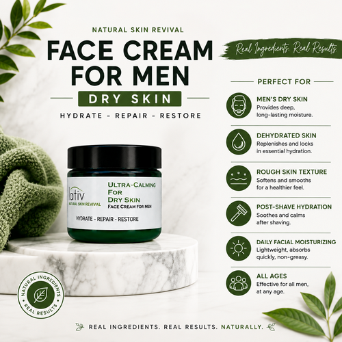 Perfect For Face Cream for Men - Dry Skin