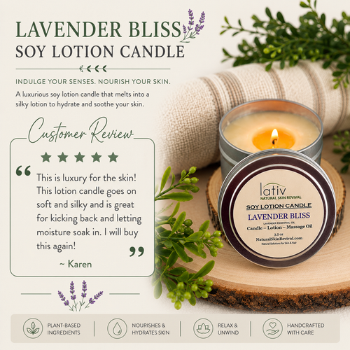 Reviews Lavender Soy Candle