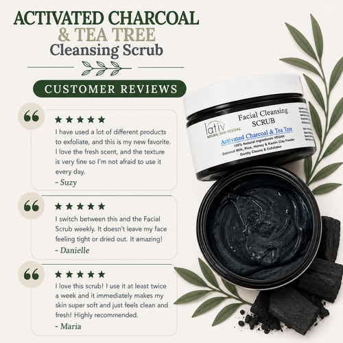 Reviews Activated Charcoal Scrub