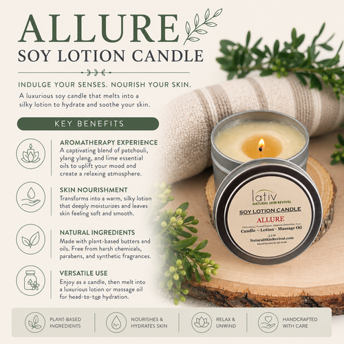 Benefits Allure Soy Candle