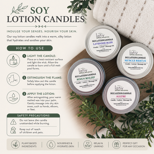 How to Use Soy Lotion Candle