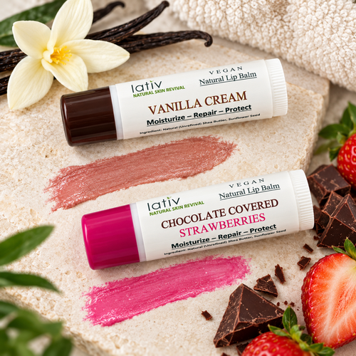 Tinted Vegan Lip Balms