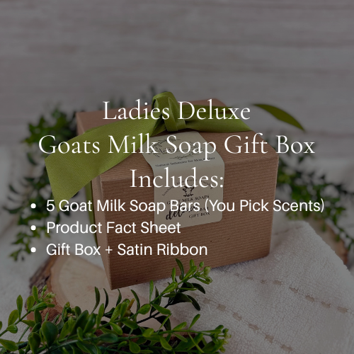 Ladies Deluxe Goats Milk Soap Gift Box List