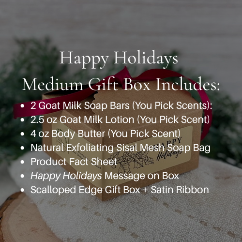 Happy Holidays Medium Gift Box List