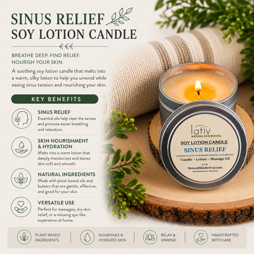 Benefits Sinus Relief Candle