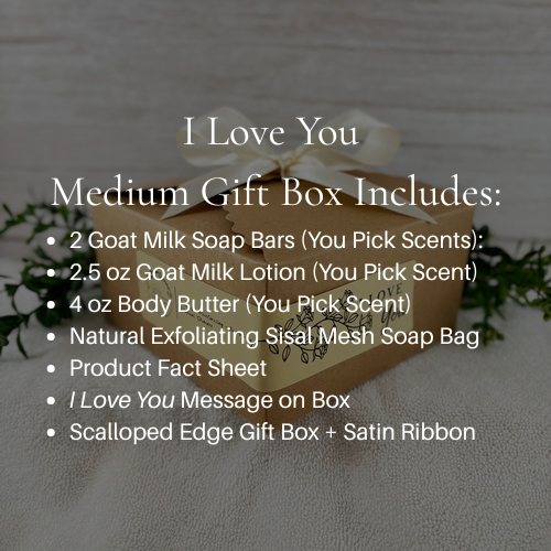 I Love You Medium Gift Box List