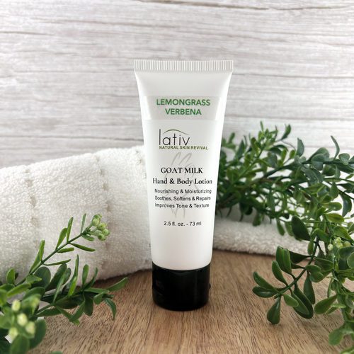 Lemongrass Verbena Goats Milk Lotion 2.5 Tube