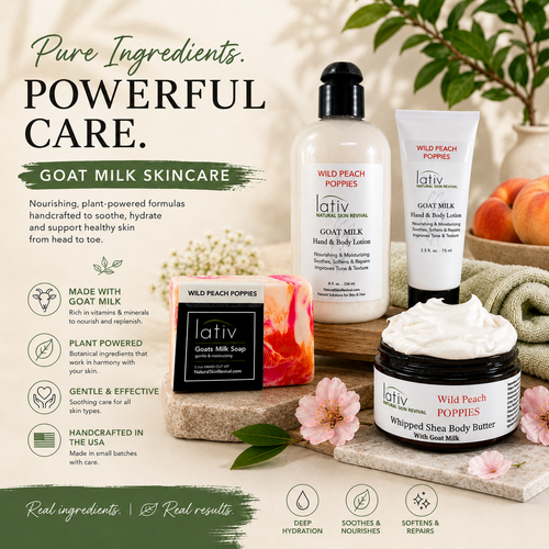 Wild Peach Poppies Goat Milk Skincare