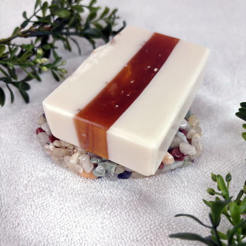 Twilight Heart Soap Dish Side Angle