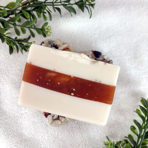 Twilight Heart Soap Dish Overhead View